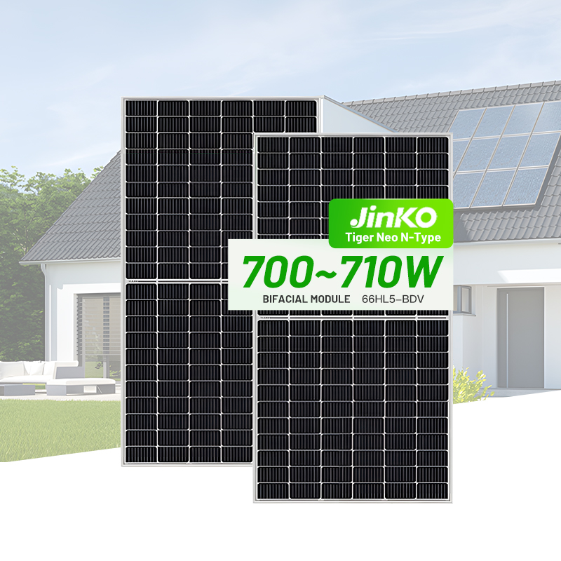 module bifacial jinko tiger neo n type 700w 705w 710w 720w