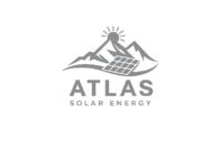 atlas solar energy logo design