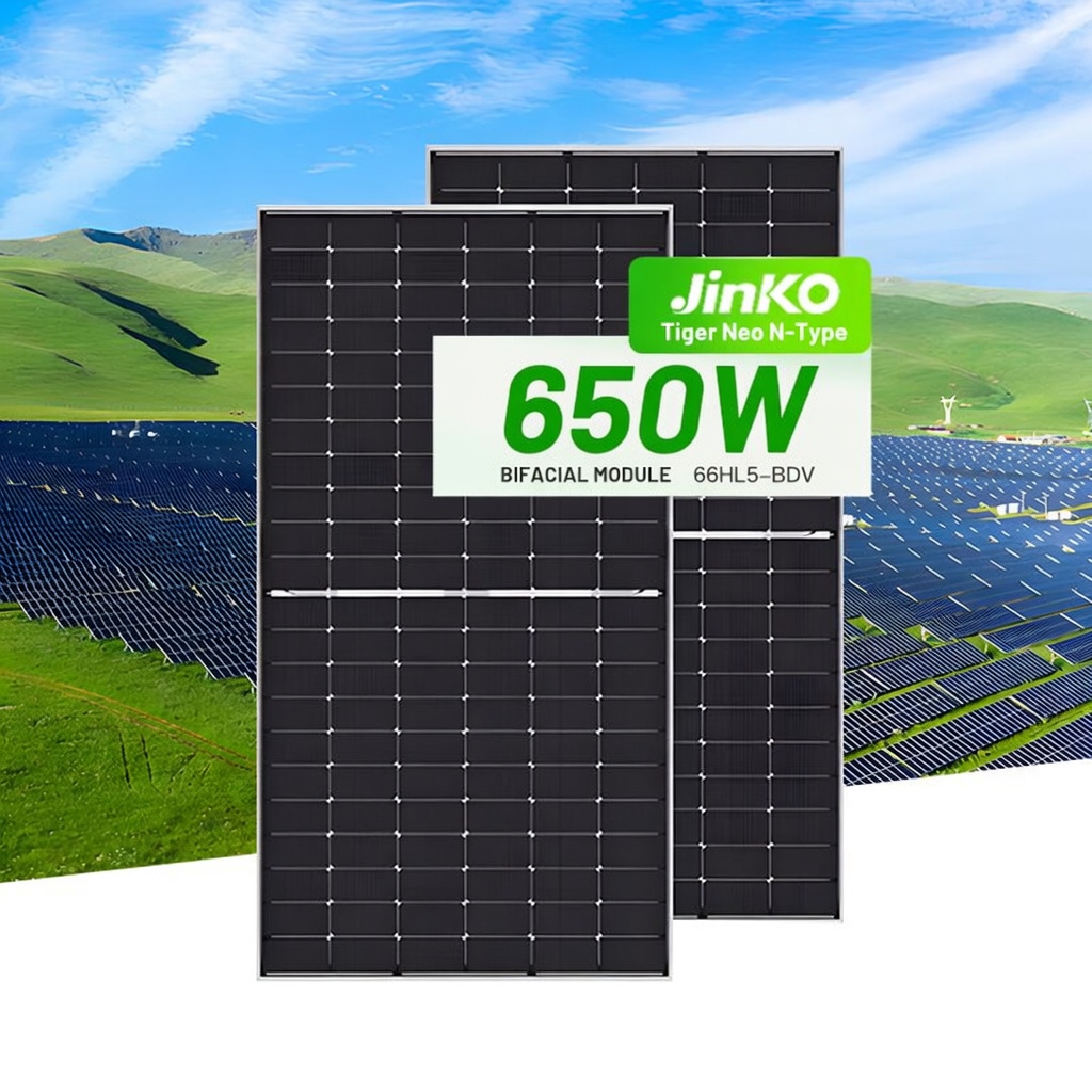 module bifacial jinko tiger neo n type 650w