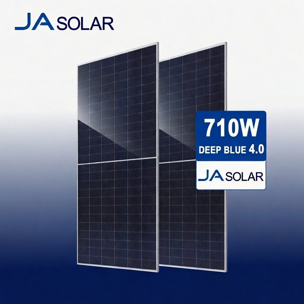 panneaux solar ja solar 700w deep blue 4.0 bifacial solar panel